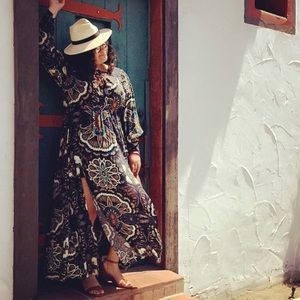 H&M Dresses - Boho Maxi Dress with 2 thigh high splits | H & M H&M Dresses - Boho Maxi Dress with 2 thigh high splits | H & M